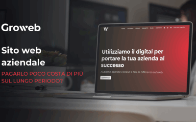 Sito web aziendale: pagarlo poco costa di più sul lungo periodo?