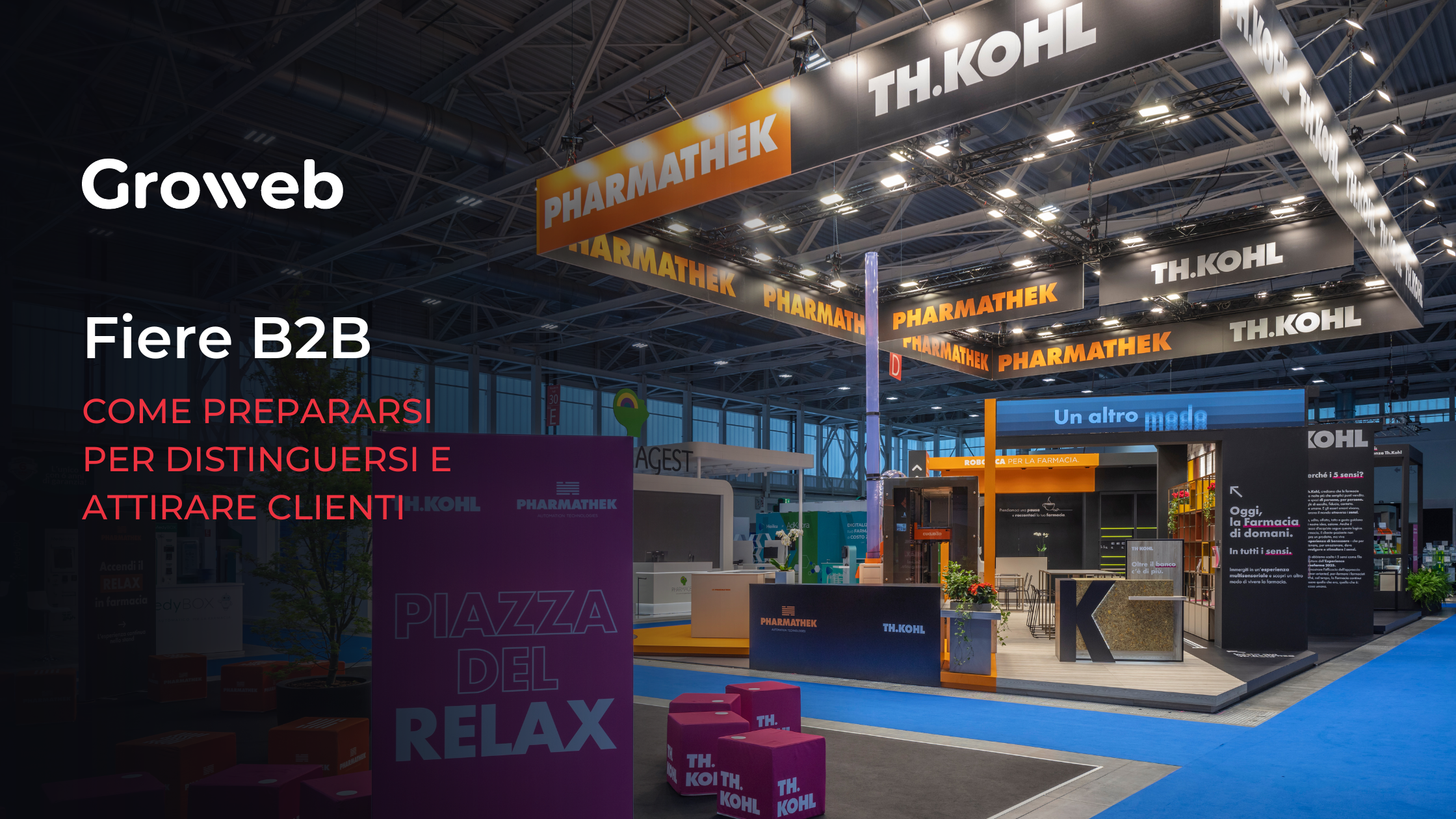 Stand di Th. Kohl e Pharmathek al Cosmofarma 2025 di Bologna